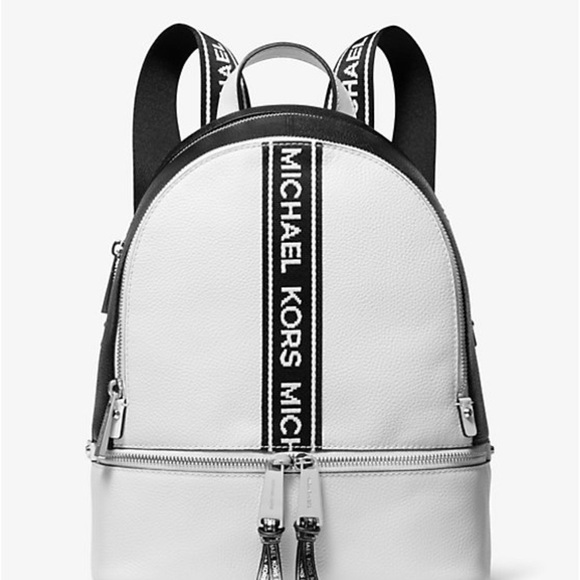 Rhea med logo tape Michael Kors Black and backpack - Picture 2 of 6
